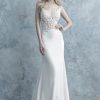 9664 Allure Bridals Fit and Flare Wedding Dress