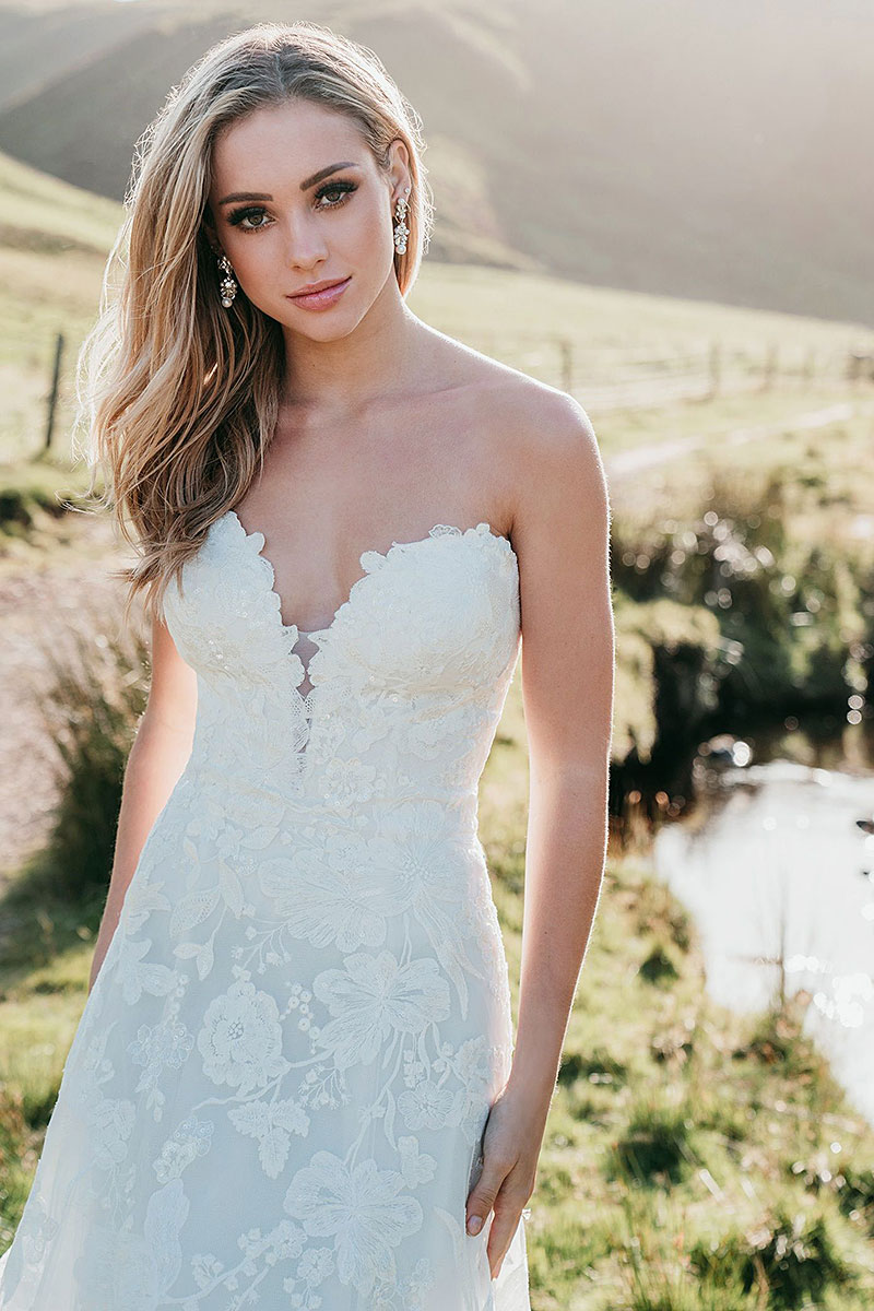 9708 Allure BridalsA-line, Strapless Tulle Ballgown. Book an Appointment