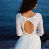 Lace Sleeves Wedding-Dress F187 Wilderly-Bride