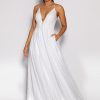 Jadore white bridesmaid Dress