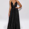 adoe Black Bridesmaid Dress JX2106