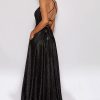 Jadoe Black Bridesmaid Dress JX2106