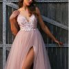 JX3004-Pink Jadore Bridesmaid Dress