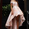 JX3066-Pink Jadore Bridesmaid Dress