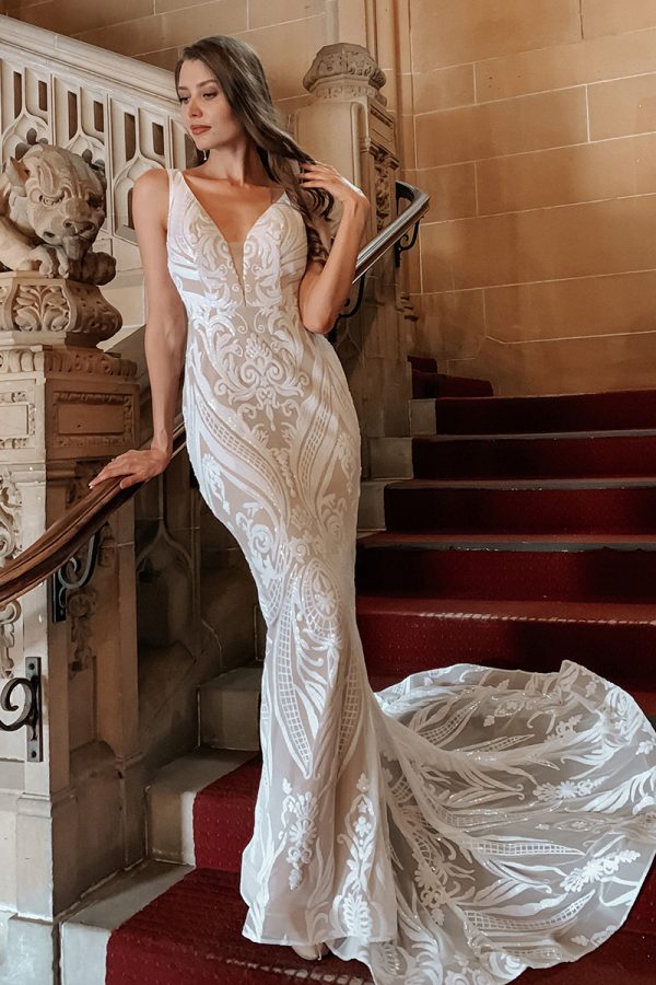 BA109 Tina Holly Wedding Dress