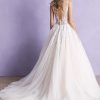 Allure Romance 3358 Wedding Dress with soft lace appliques and crystal beading