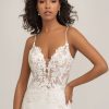 Allure Romance 3450 Wedding Dress with beaded lace appliques