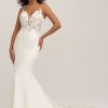 Allure Romance 3450 Wedding Dress with beaded lace appliques