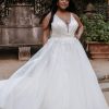 Allure Romance 3451 Layers of English Net Wedding Dress