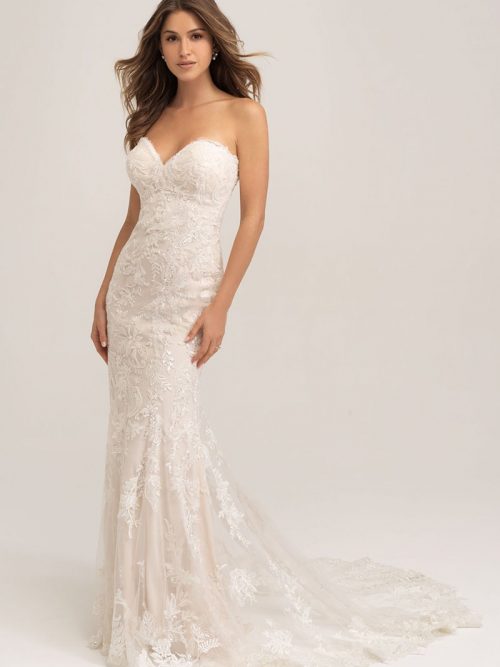 Allure Romance 3453 Beaded Lace Wedding Dress