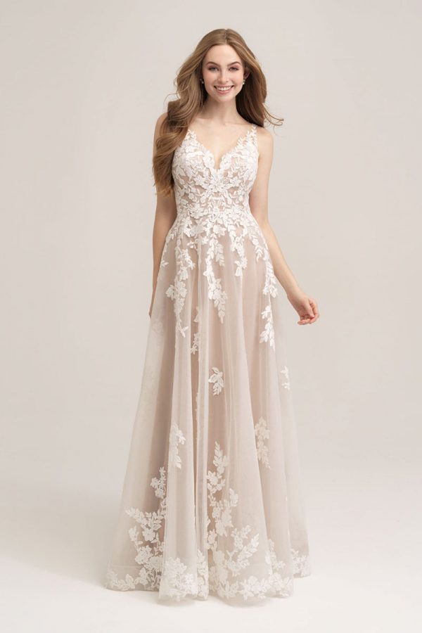 Allure Romance 3457 sleeveless A-line Wedding Dress