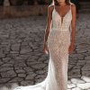 Abella E206 Giselle Wedding Dress Marrying opulent beadwork with an Art Deco motif