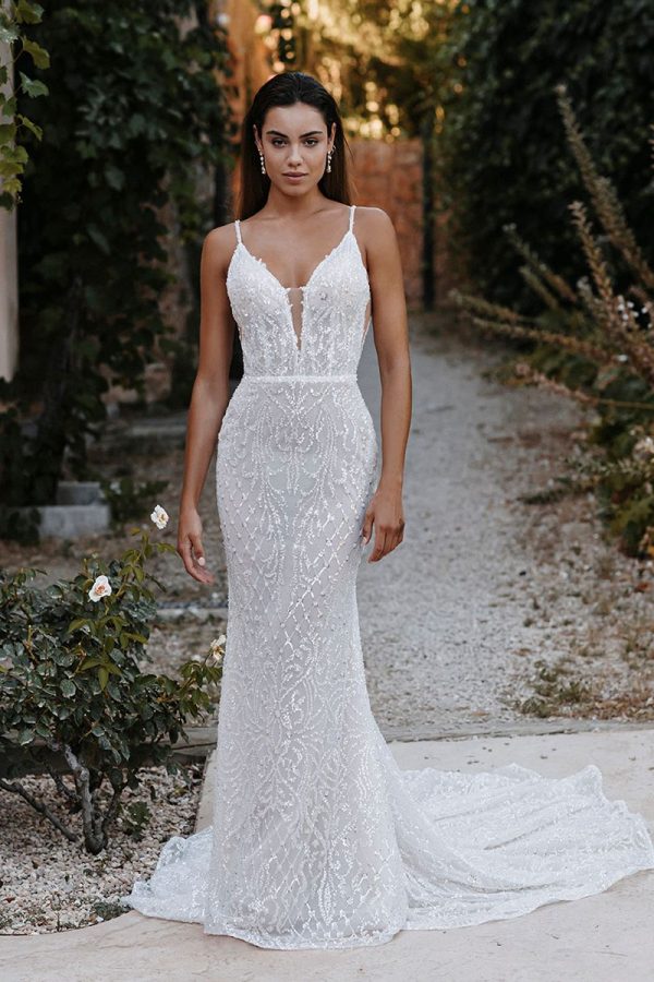 Abella E206 Giselle Wedding Dress Marrying opulent beadwork