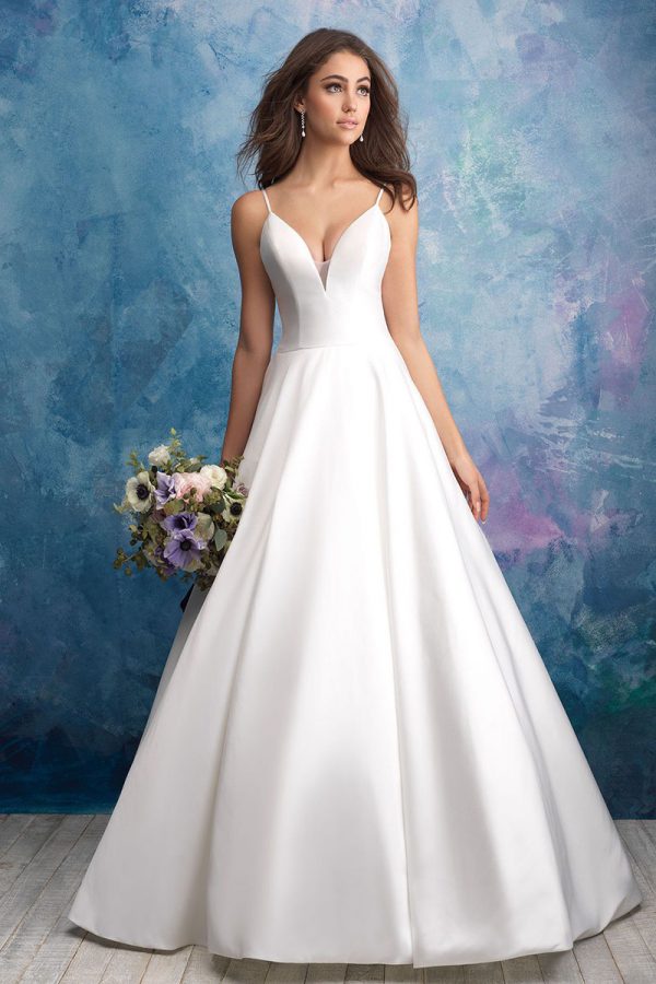 Strappy Wedding Dress Allure Bridals 9570