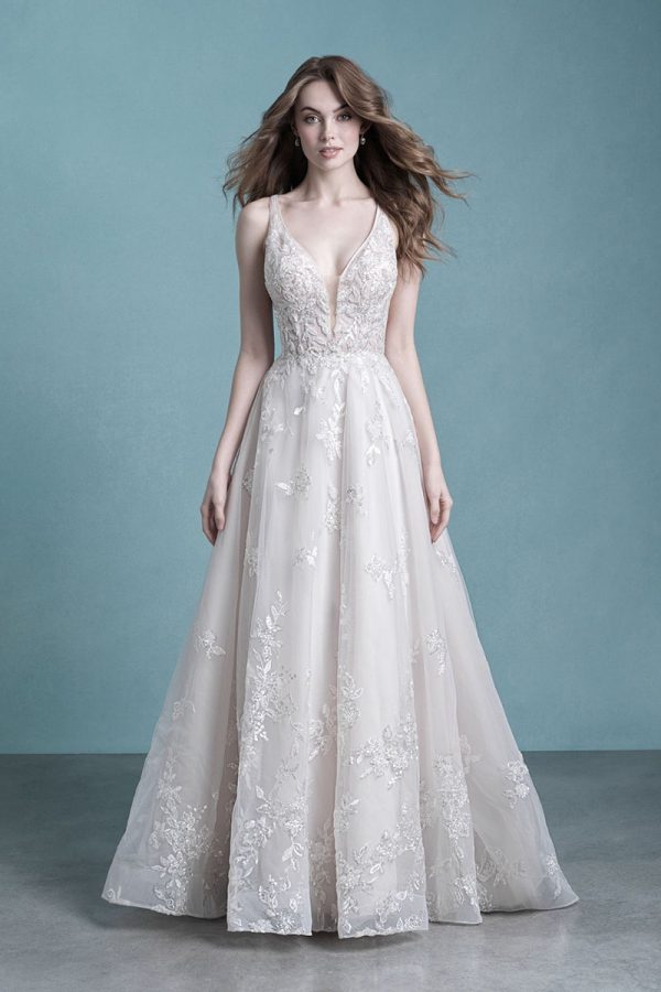 Sleeveless Wedding Dress Allure Bridals 9758
