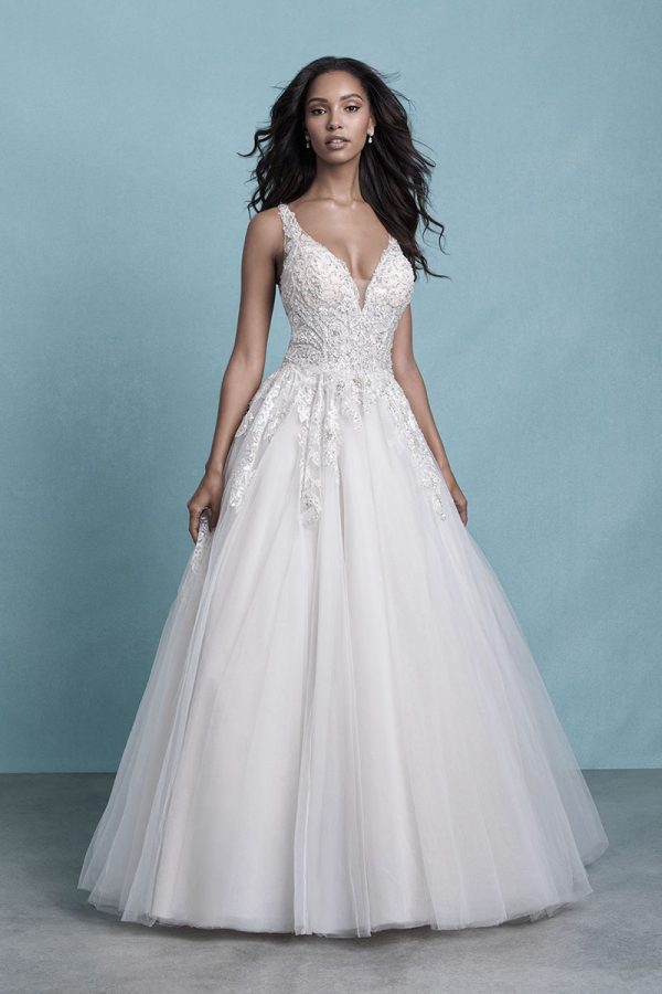 Allure Bridals 9775 sleeveless Tulle Ball Gown