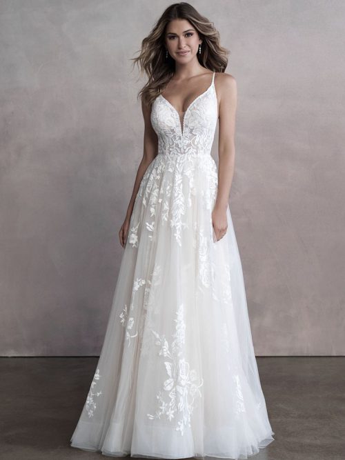 A-line Wedding Dress Allure Bridals 9802