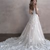 Allure Bridals 9811 Wedding Dress falling blooms
