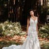 Sleeveless Sheath Wedding Dress Allure Bridals 9854