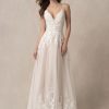 Allure Bridals 9856 A-line Wedding Dress with Wildflowers