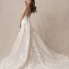 Allure Bridals 9856 A-line Wedding Dress with Wildflowers