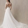 Allure Bridals 9858 Wedding Dress open illusion back