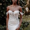 Allure Bridals 9860 | detachable off-shoulder straps Wedding Dress