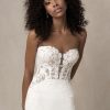 Allure Bridals 9860 | detachable off-shoulder straps Wedding Dress
