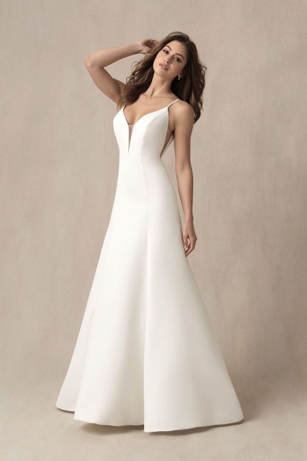 Strappy A-Line Wedding Dress | Allure Bridals 9862