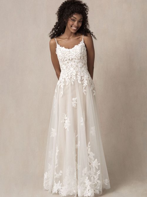 Allure Bridals 9866 Sweet Scoop Neckline Wedding Dress