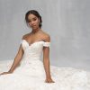 Allure Couture C520 Dimensional Texture off-shoulder Wedding Dress