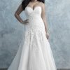 Allure Womens strapless Wedding Dress W455