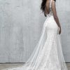 Madison James MJ567 Sleek Crepe Wedding Dress