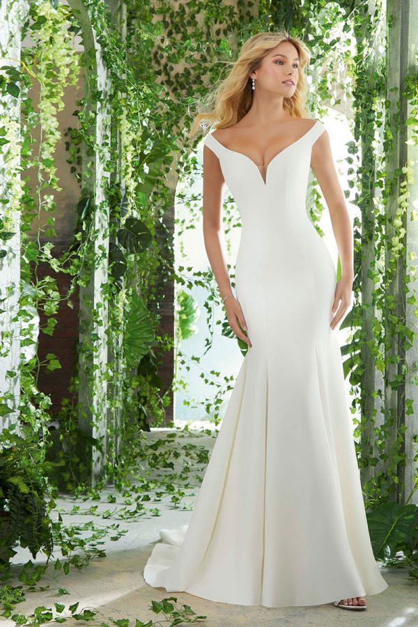 Mori Lee Fit and Flare Wedding Dress 6903