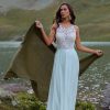 Wilderly Bride Bridal Gown F225 Drew with sparkling appliquéd blossoms