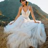 Wilderly Bride Bridal Gown F238 Hope with a myriad of lace appliqués
