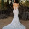 F234 Wilderly Bridal Dramatic Bell Sleeves Wedding Dress
