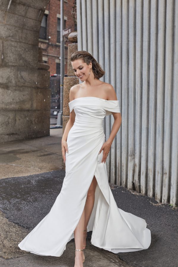 Jade Bridal Gown with Luxurious stretch satin