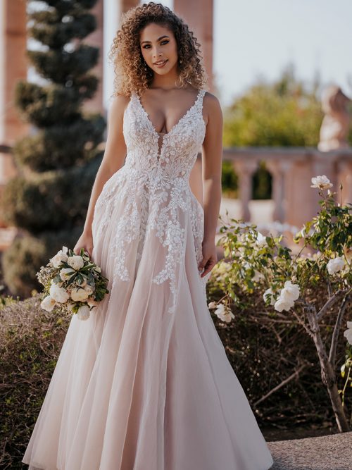 A1153 Allure Bridals sleeveless A-line gown