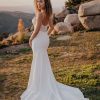 A1169 Allure Bridals sheath gown pearl beaded bodice
