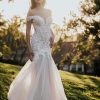 R3656 Allure Romance off-shoulder fit and flare gown