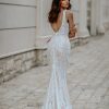 Deep V-Neckline Wedding Dress BB052 Tina Holly