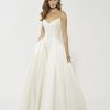 Ivory, Diamond White Ballgown