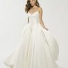 Ivory, Diamond White Ballgown