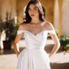 Off White A-Line Wedding Dress