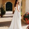Off White A-Line Wedding Dress