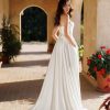 Off White A-Line Wedding Dress